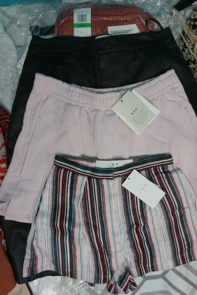 high end swim shorts womens