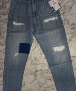 women’s distressed denim