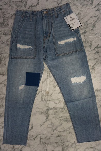 women’s distressed denim