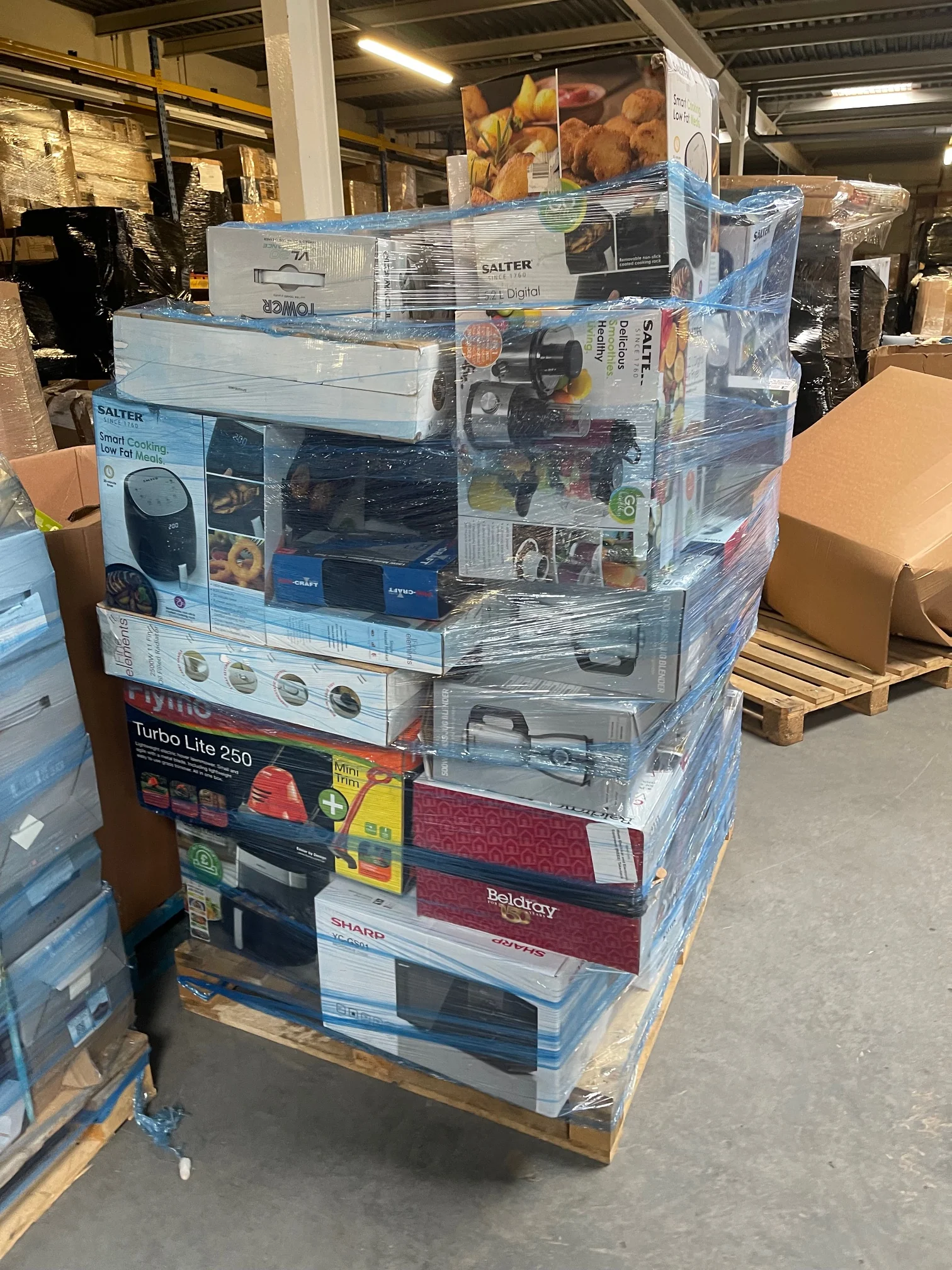 pallets of electronics for sale