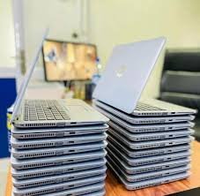 pallet of laptops
