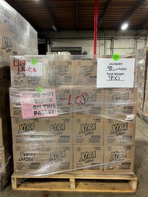 laundry detergent pallets for sale