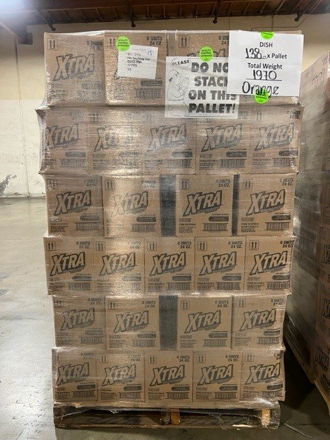 laundry detergent pallets